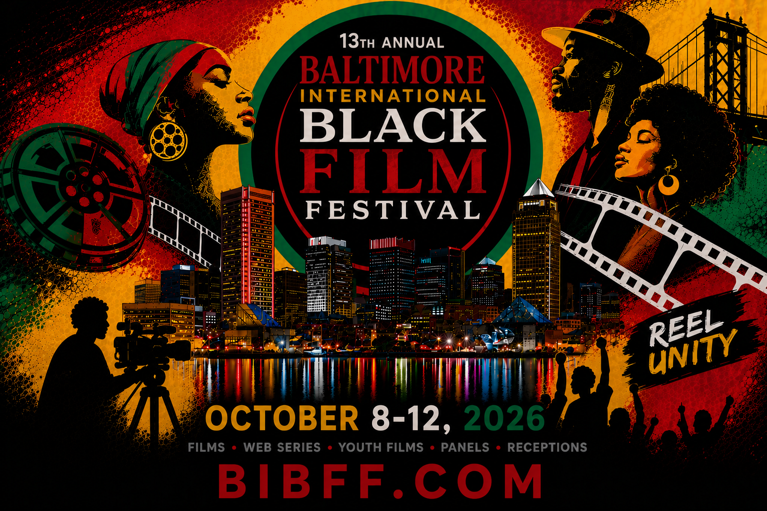 13th Annual Baltimore International Black Film Festival, October 8 through 12, 2026